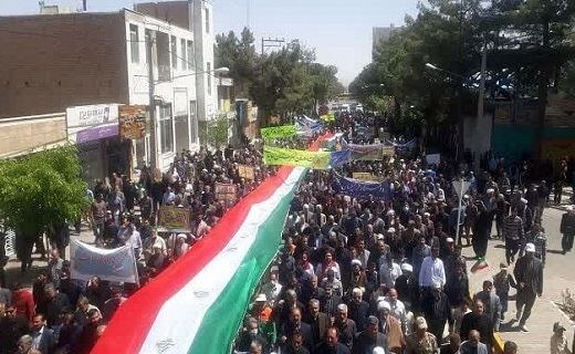 حضور دوباره مردم در میدان برای حمایت از قدس + تصاویر