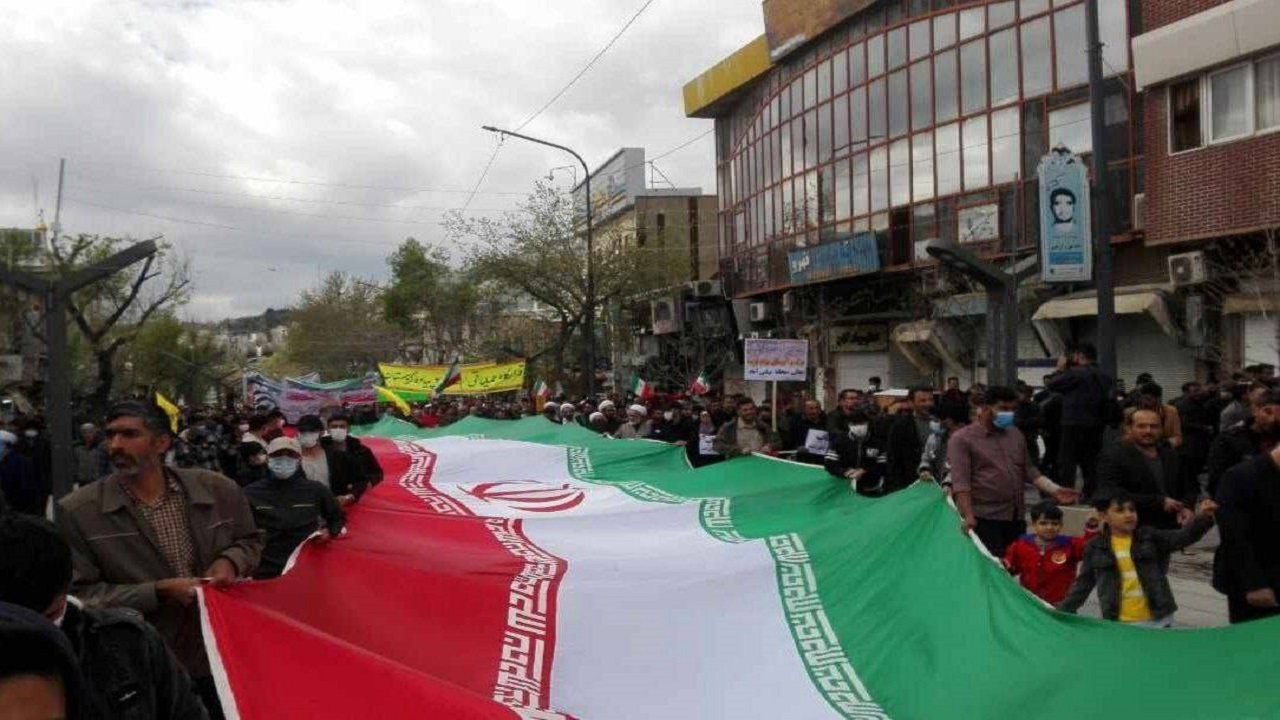 راهپیمایی روز جهانی قدس در کردستان + فیلم و تصاویر
