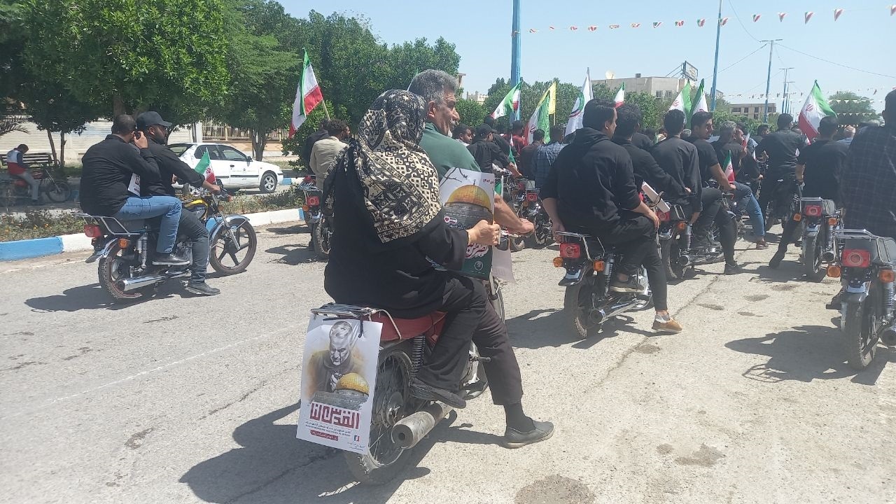 برخاستن صدای آبادان و خرمشهر در دفاع از فلسطین