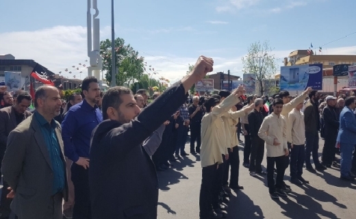 راهپیمایی روز قدس در گیلان