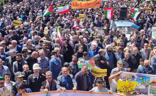 اصفهان، آزادی قدس شریف را فریاد زد اصفهان، آزادی قدس شریف را فریاد زد