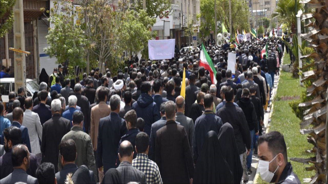 برگزاری راهپیمایی روز قدس در ایلام