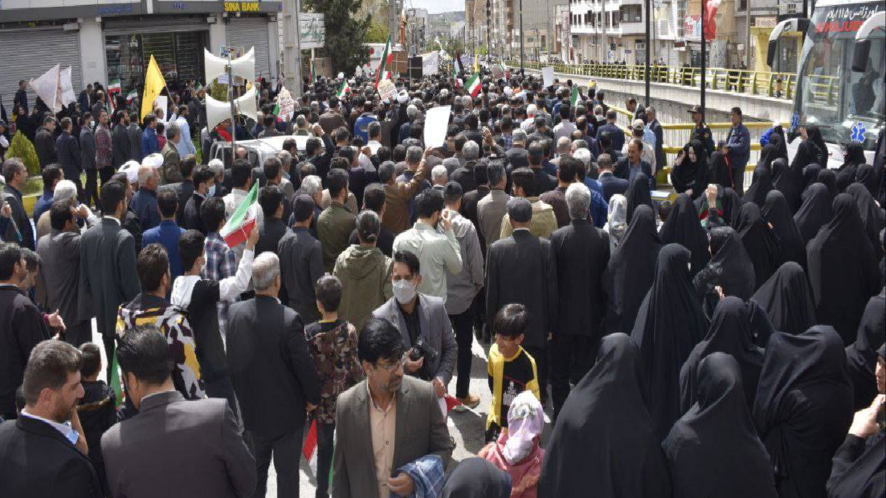 برگزاری راهپیمایی روز قدس در ایلام