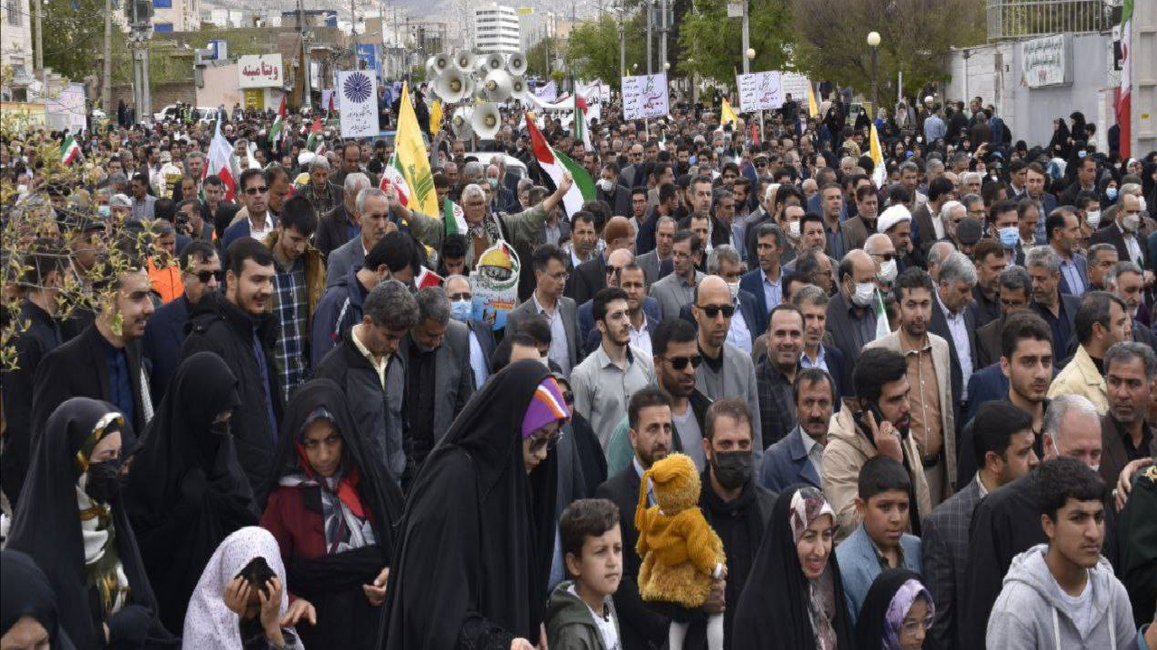 برگزاری راهپیمایی روز قدس در ایلام