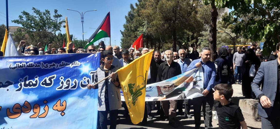 راهپیمایی روز جهانی قدس در سمنان راهپیمایی روز جهانی قدس در سمنان