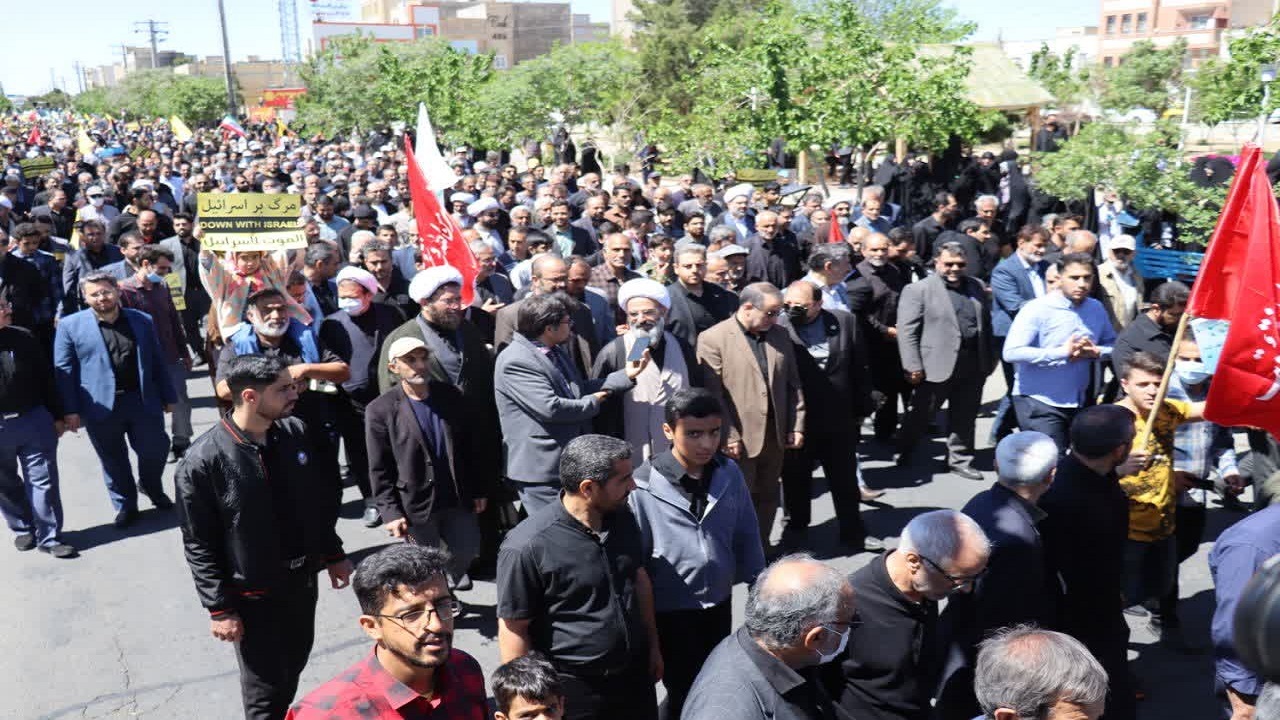 راهپیمایی روز جهانی قدس در استان سمنان/ طنین فریاد آزادی قدس