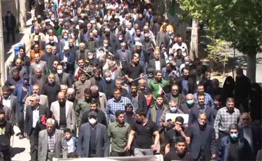 اصفهان، آزادی قدس شریف را فریاد زد اصفهان، آزادی قدس شریف را فریاد زد