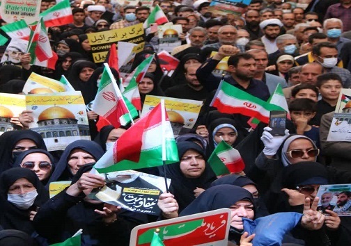 حضور اهوازی ها در راهپیمایی روز قدس