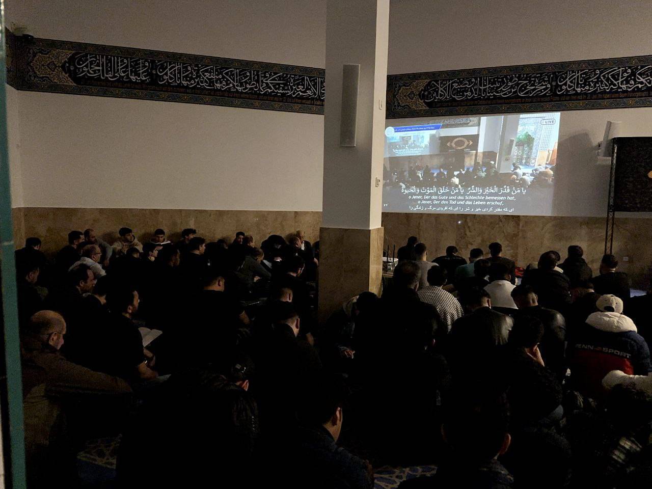 عزاداری فرالکفورتی ها در شب قدر