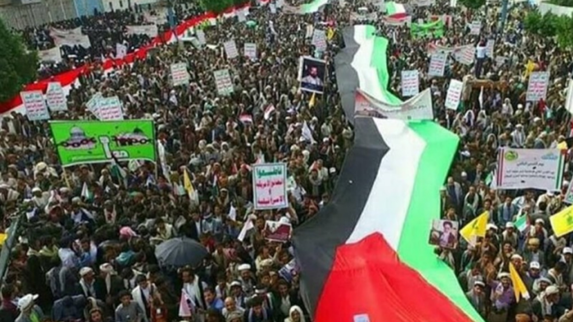 راهپیمایی مردم یمن در روز جهانی قدس + فیلم