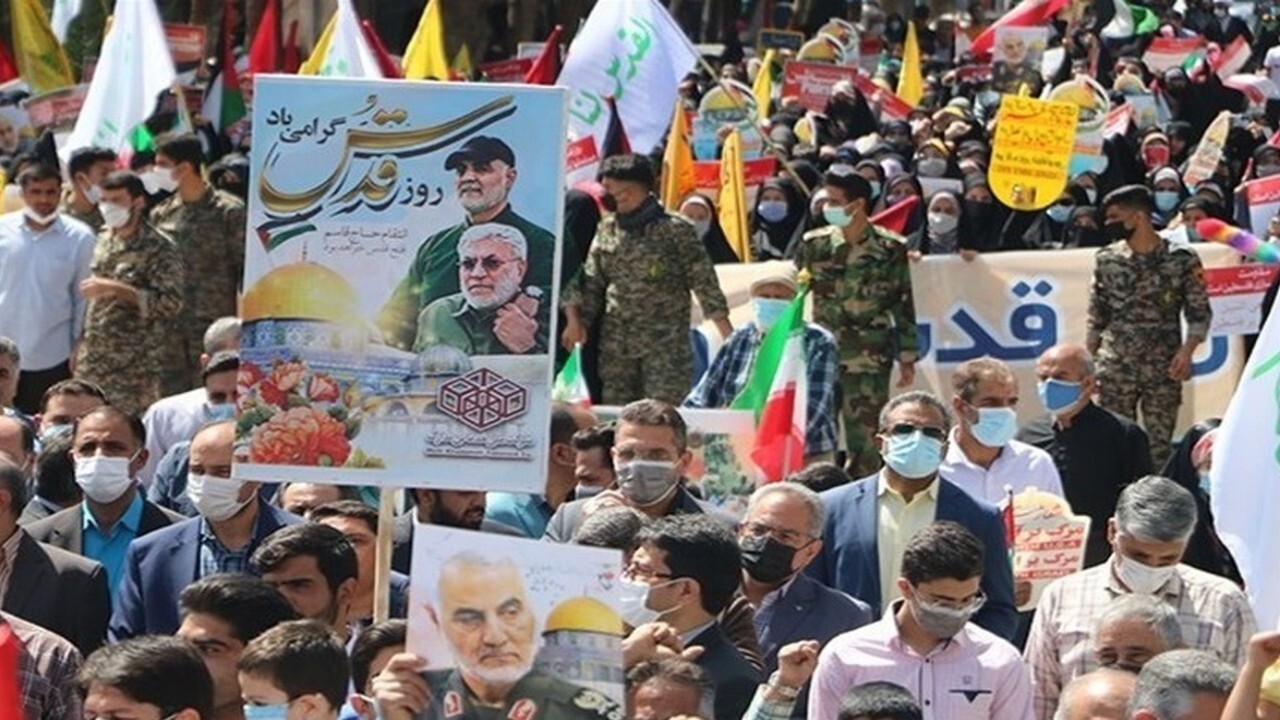 حضور مردم افغانستان در راهپیمایی روز قدس + فیلم