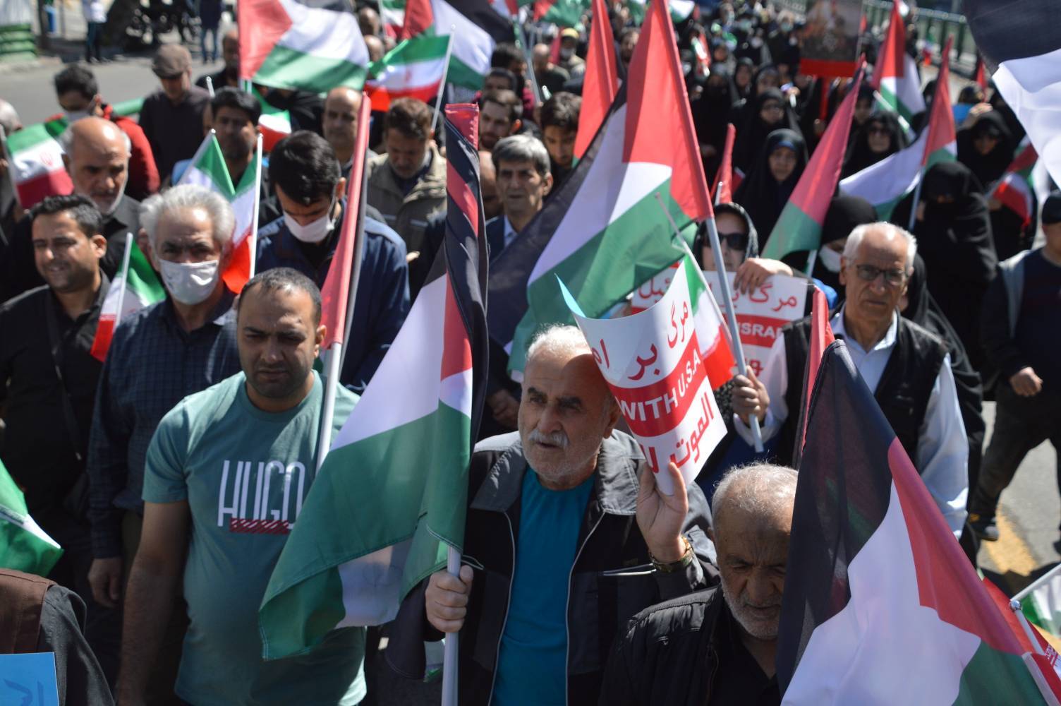 راهپیمایی حمایت از فلسطین