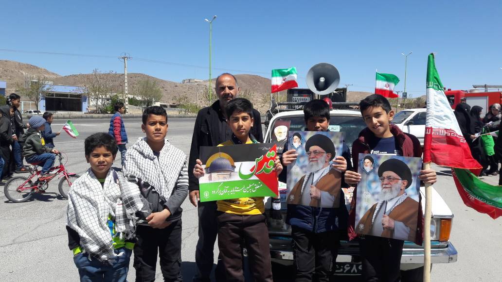 دانش آموزان تودشک در راهپیمایی راهپیمایی روز جهانی قدس در لنز دوربین شهروند خبرنگارها + فیلم و تصاویر