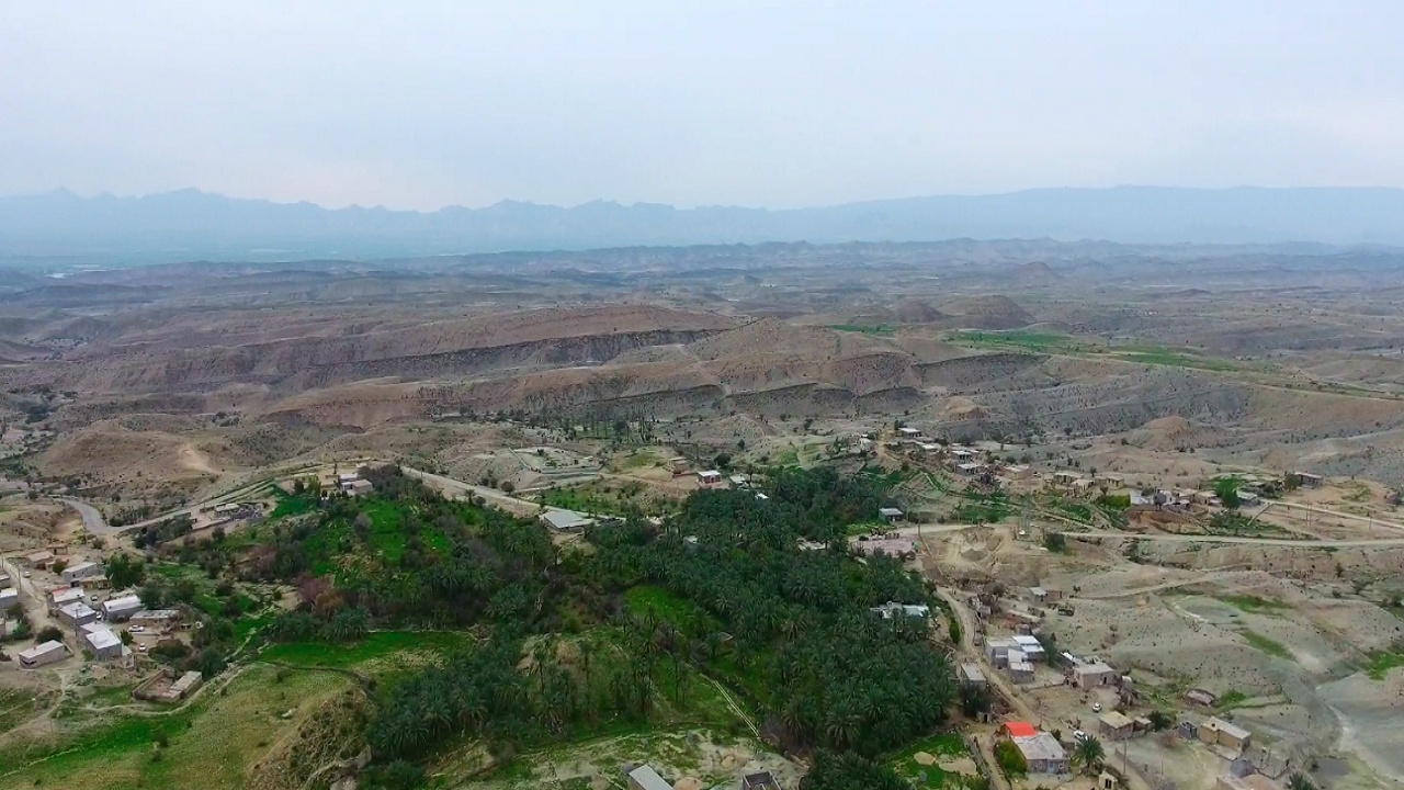 طبیعت بکر روستای بیدو دشتستان از نمایی دیگر + فیلم