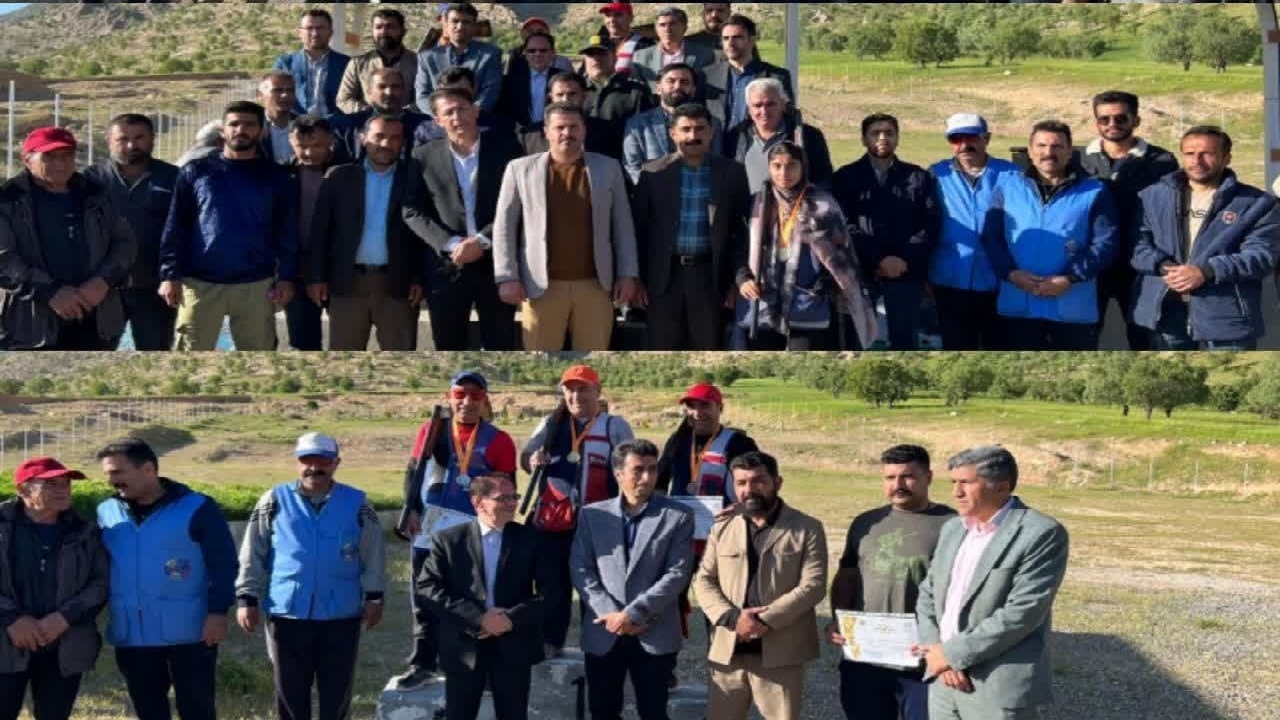 برگزاری مسابقات تیراندازی به اهداف پروازی در لردگان