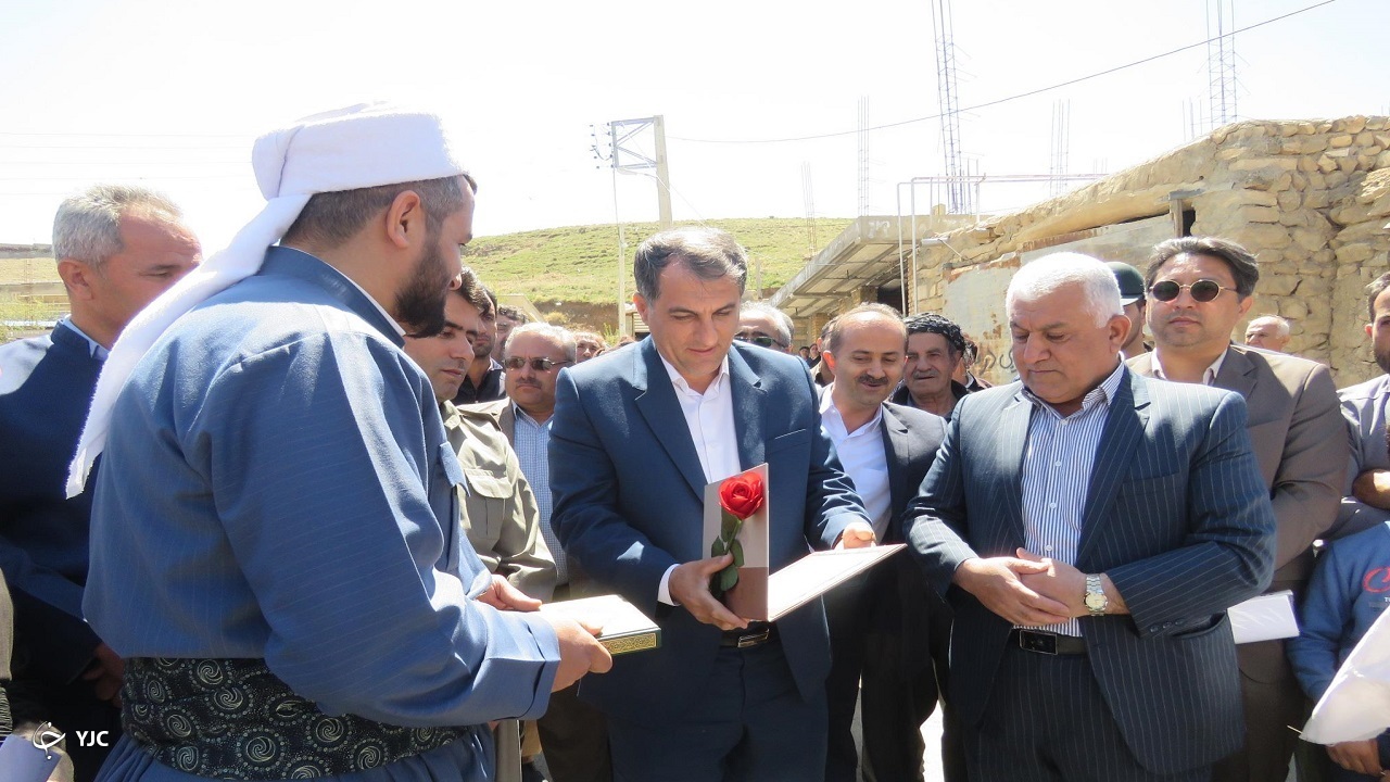 طرح هادی روستای حاج علی کند مهاباد افتتاح شد