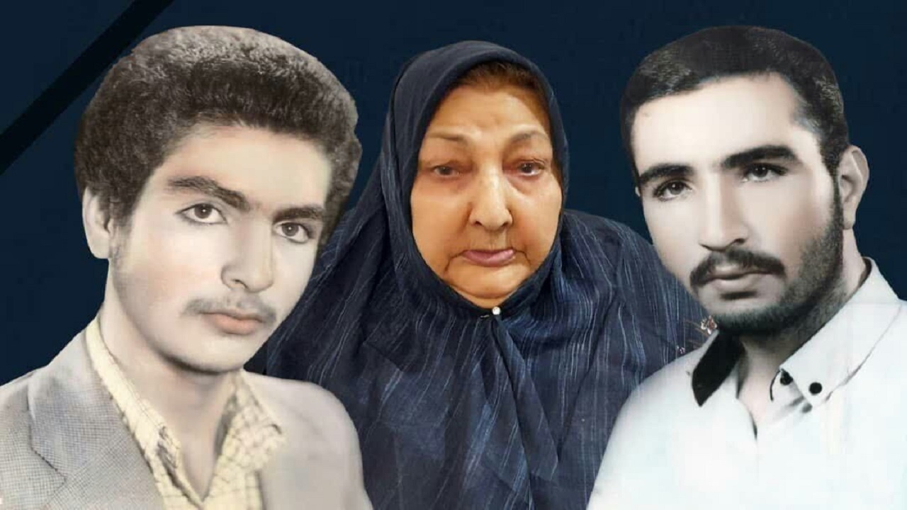 روح مادر شهیدان علیزاده به فرزندان شهیدش پیوست