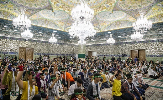 جشن پسران روزه اولی در حرم حضرت معصومه (س) برگزار شد+ تصاویر جشن پسران روزه اولی در حرم حضرت معصومه (س) برگزار شد+ تصاویر