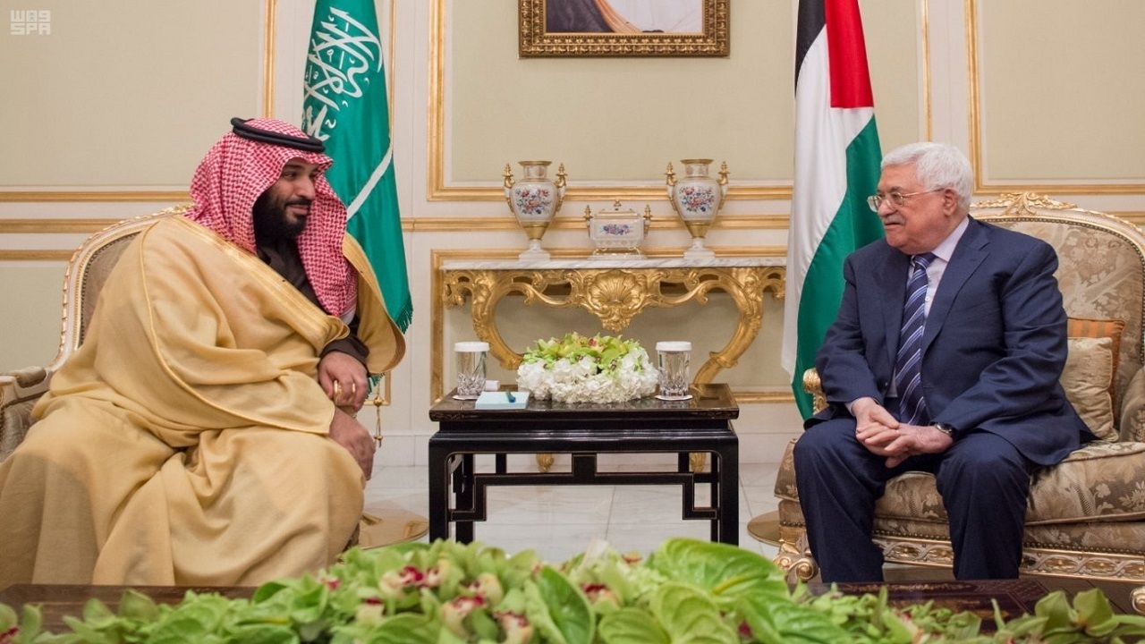 دیدار محمود عباس با بن سلمان در جده