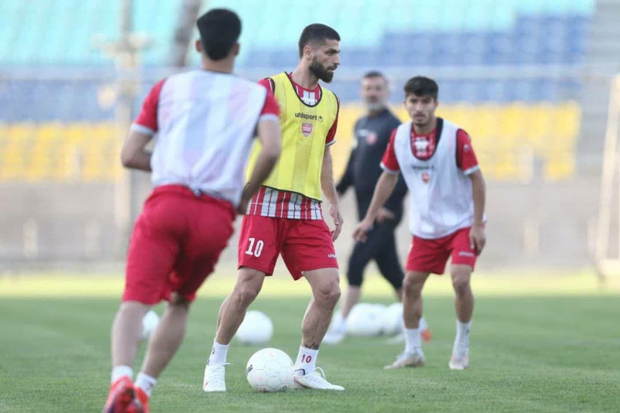 تمرین سنگین پرسپولیس بدون مصدوم