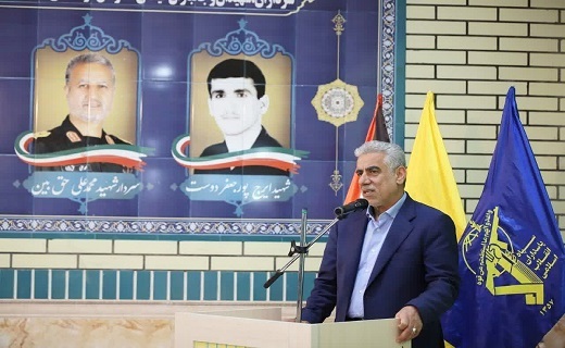 افتتاح گلزار شهدا و حسینیه سردار شهید محمدعلی حق بین