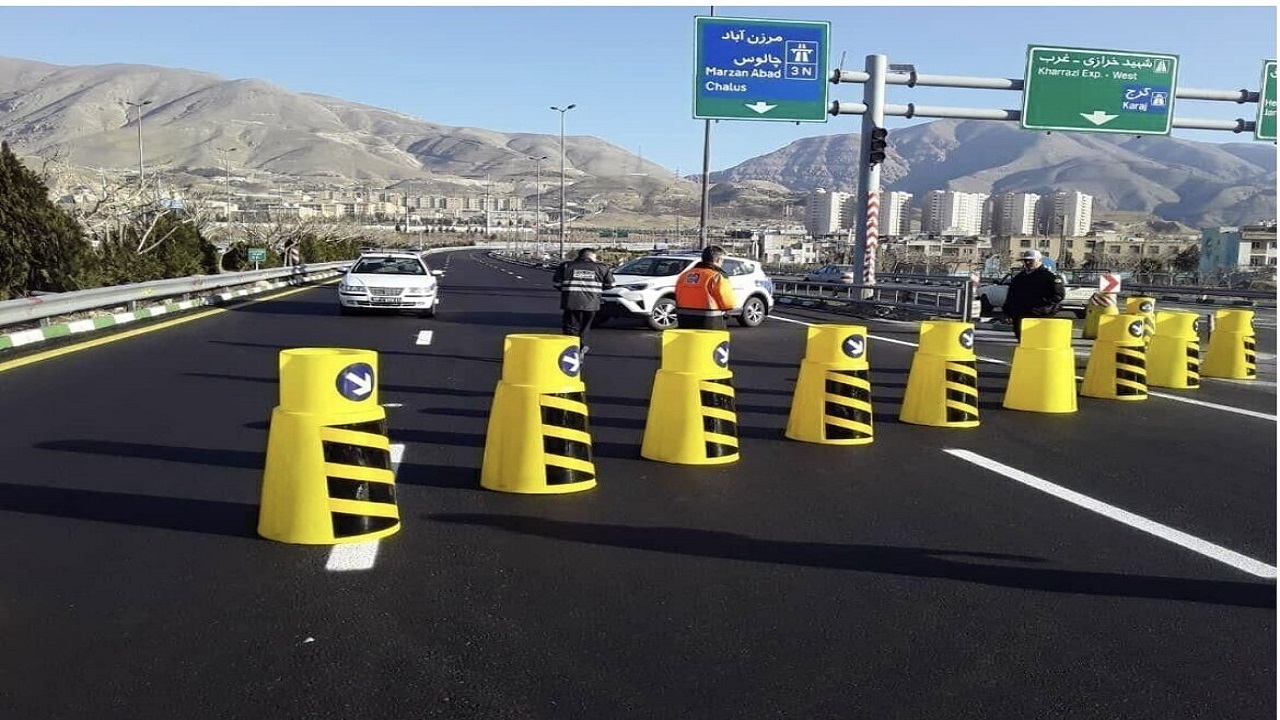 جاده‌ کرج - چالوس و آزادراه تهران - شمال بسته شد
