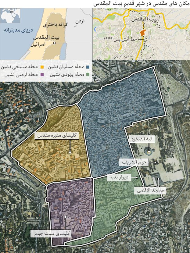 نقشه شهر بیت المقدس
