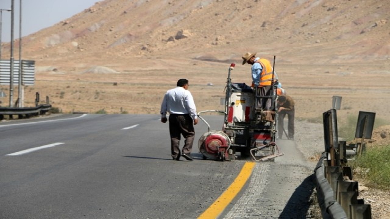خط کشی بیش از ۴۰۰ کیلومتر از محور‌های مواصلاتی اردبیل