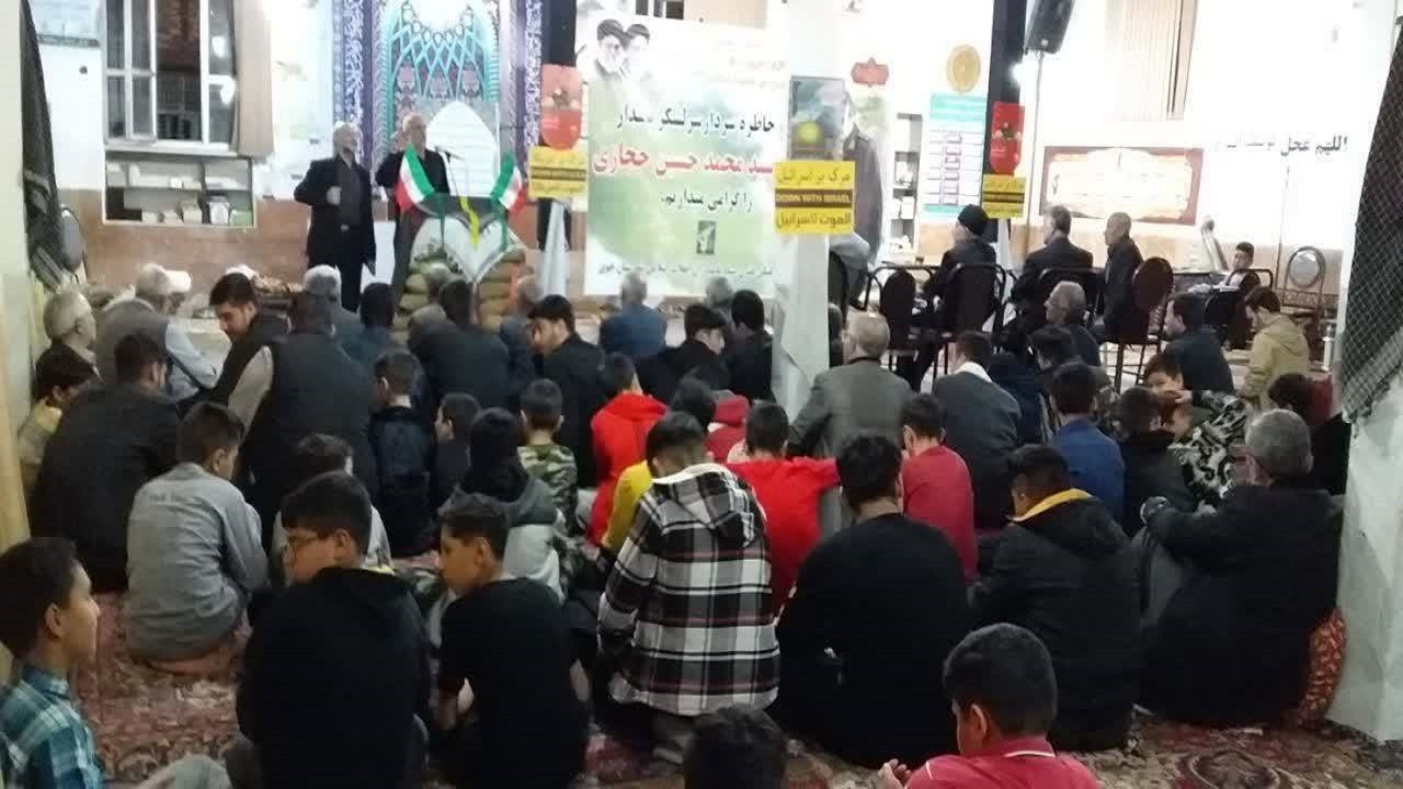 برگزاری مراسم یادواره شهدا در حمیدیه + تصاویر