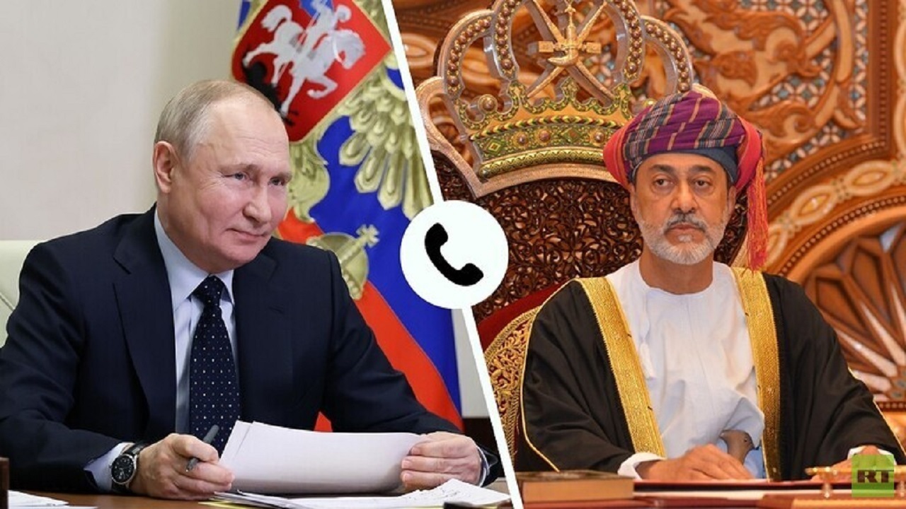 نخستین تماس تلفنی پوتین و سلطان عمان از زمان برقراری روابط دیپلماتیک