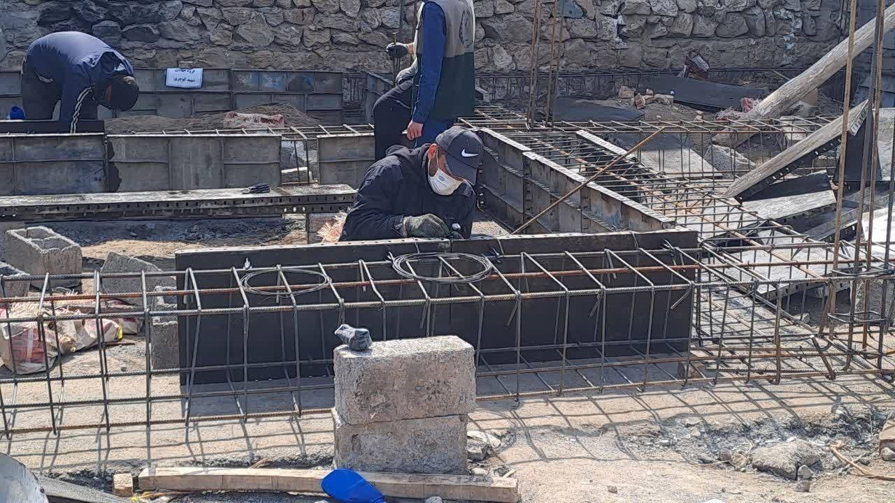 خدمت رسانی گروه جهادی استان تهران در روستای وار + فیلم و تصاویر