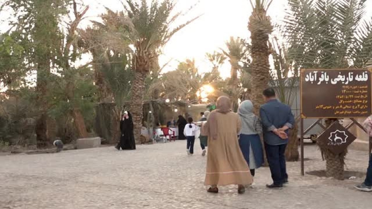 قلعه باقر آباد زیباترین دژ تاریخی در بافق+فیلم
