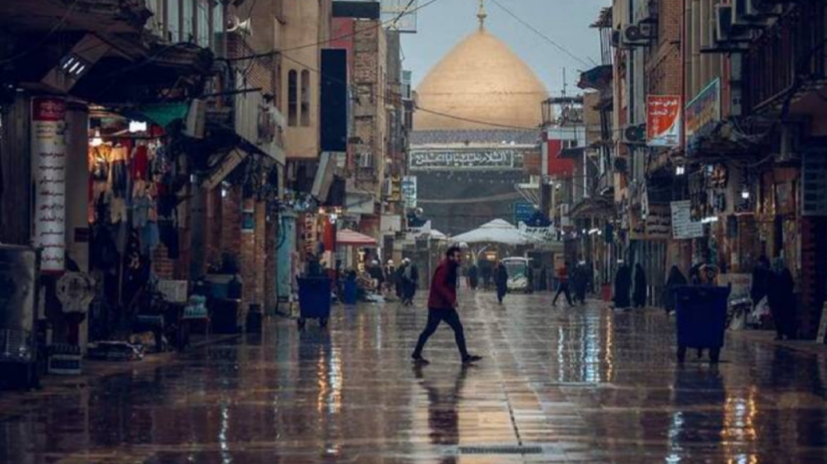 حال و هوای مسجد کوفه + فیلم