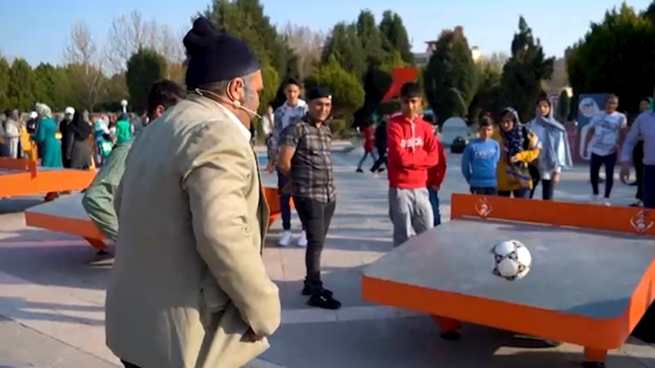 بازی و تفریح نوروزی در باغ غدیر اصفهان
