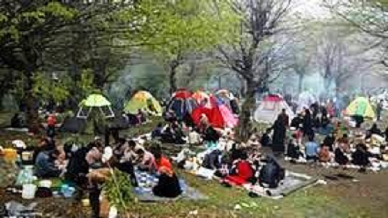 حضور بیش از ۱۲۰ هزار مسافر نوروزی در پارک‌های جنگلی مازندران