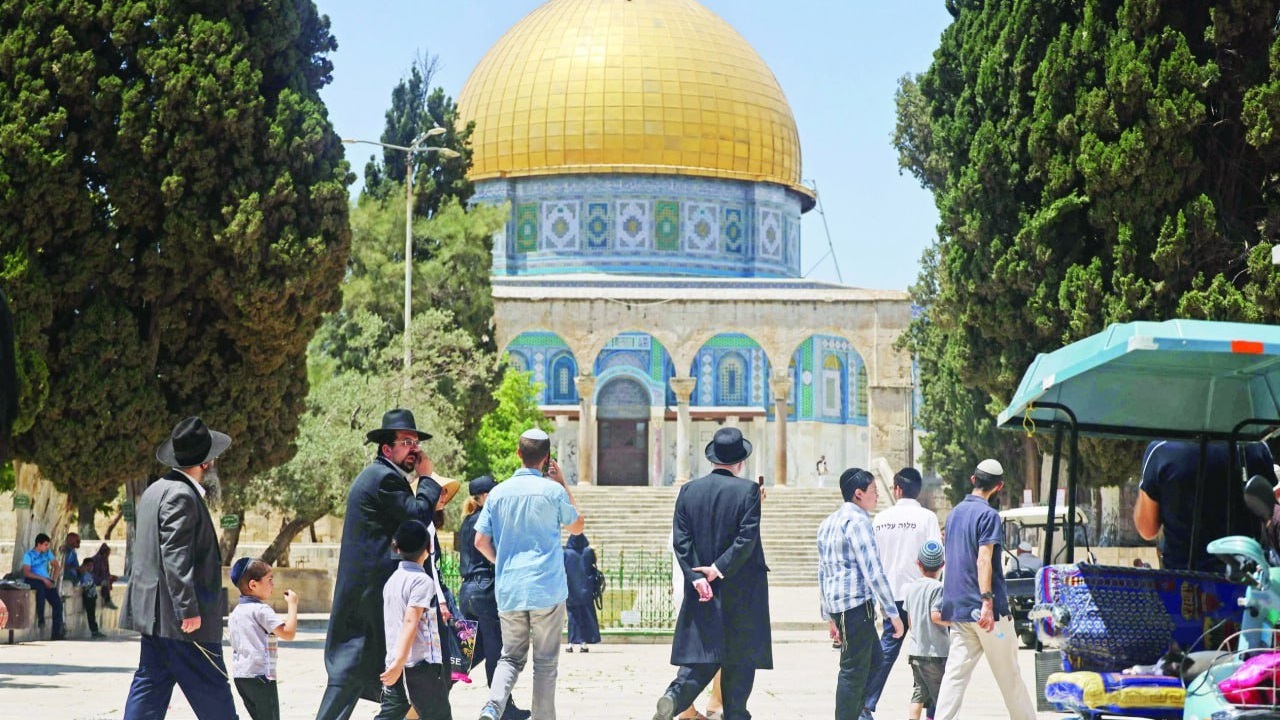 تعرض شهرک‌نشینان به مسجد الاقصی