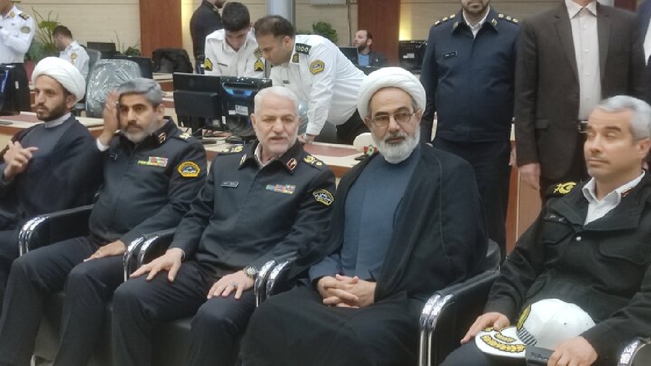 بازدید رئیس سازمان قضایی نیرو‌های مسلح از مرکز کنترل ترافیک