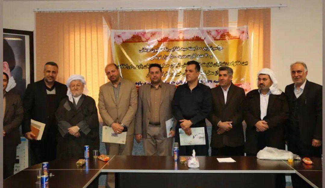 جمایت کارکنان بخش اورامانات از خانواده زندانیان نیازمند