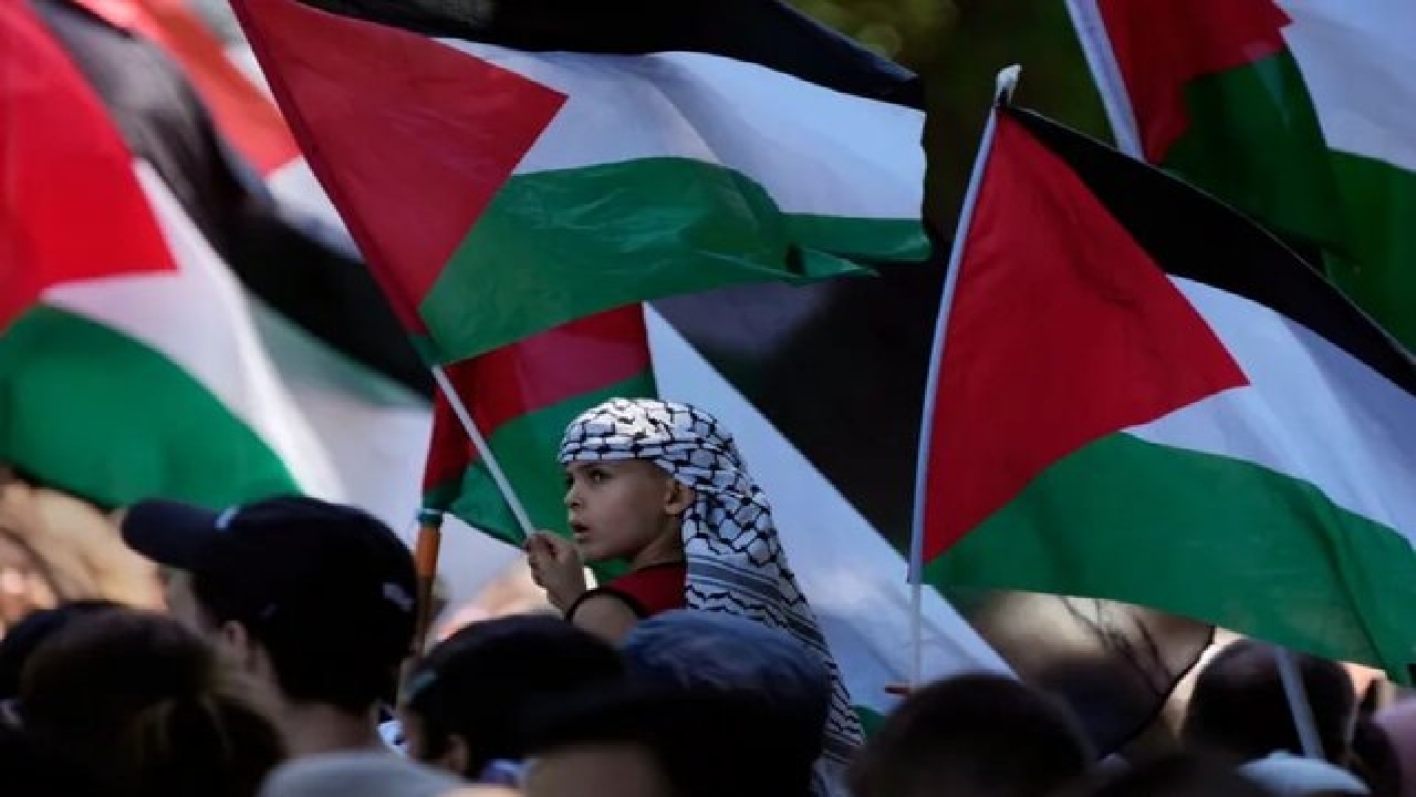 تظاهرات کارگران آمریکایی در حمایت از فلسطین + فیلم