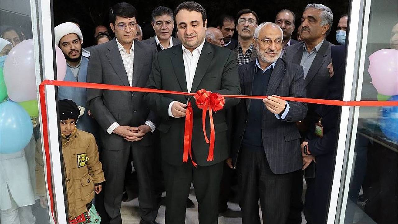 افتتاح مرکز هماتولوژی آنکولوژی کودکان بیمارستان افضلی پور کرمان