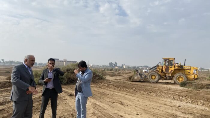 آغاز عملیات آماده سازی نهضت ملی مسکن در شهرستان دشت آزادگان