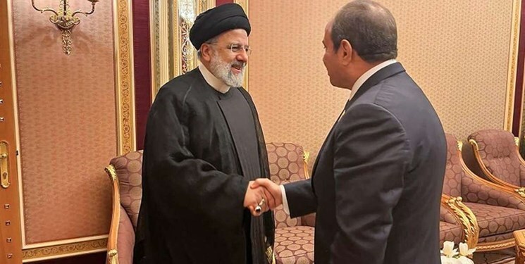 رئیسی و رئیس جمهور مصر