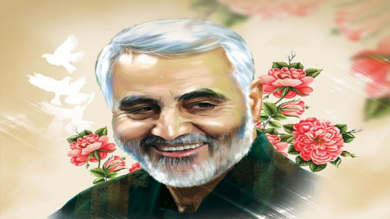 فیلمی از مراسم چهارمین سالگرد شهادت حاج قاسم در مدرسه محمدعلی تحصیلی شهر ری