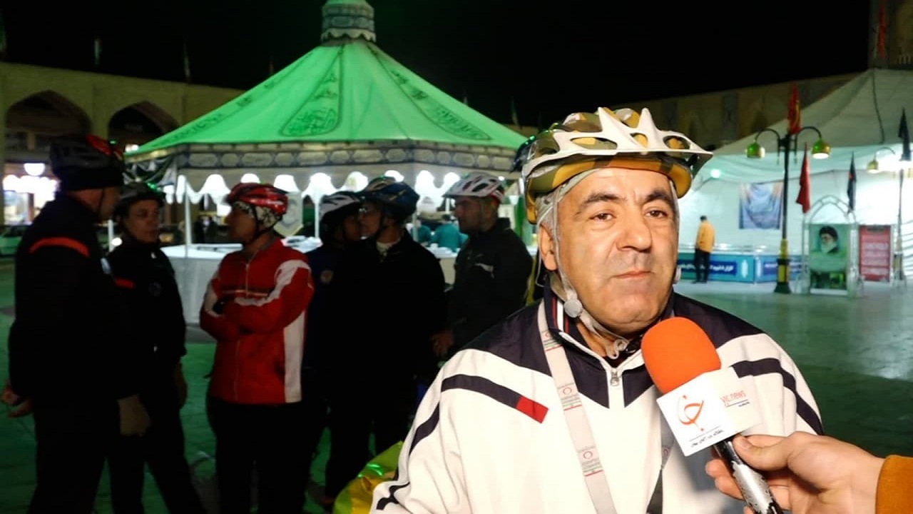 سفیر دوچرخه سوار به یزد رسید