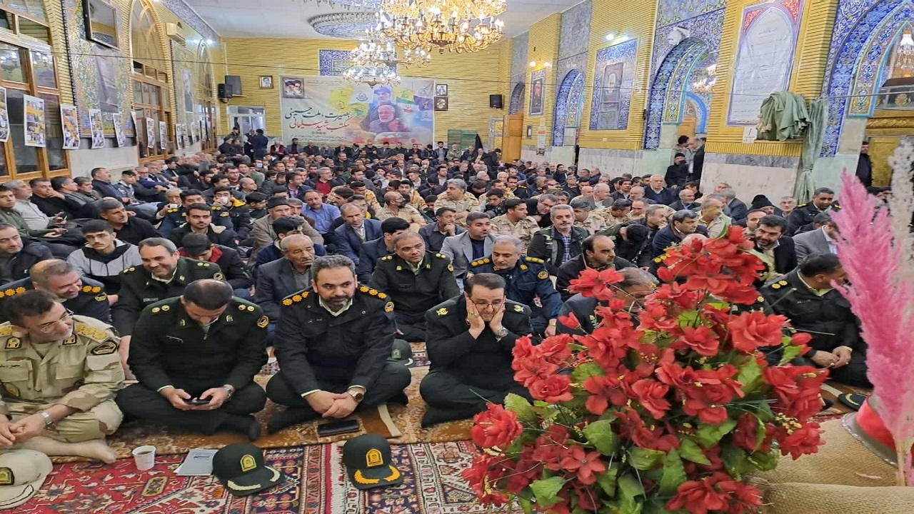 تصاویری از مراسم بزرگداشت هفته مقاومت در امامزاده بهلول (ع) شهرستان خوی