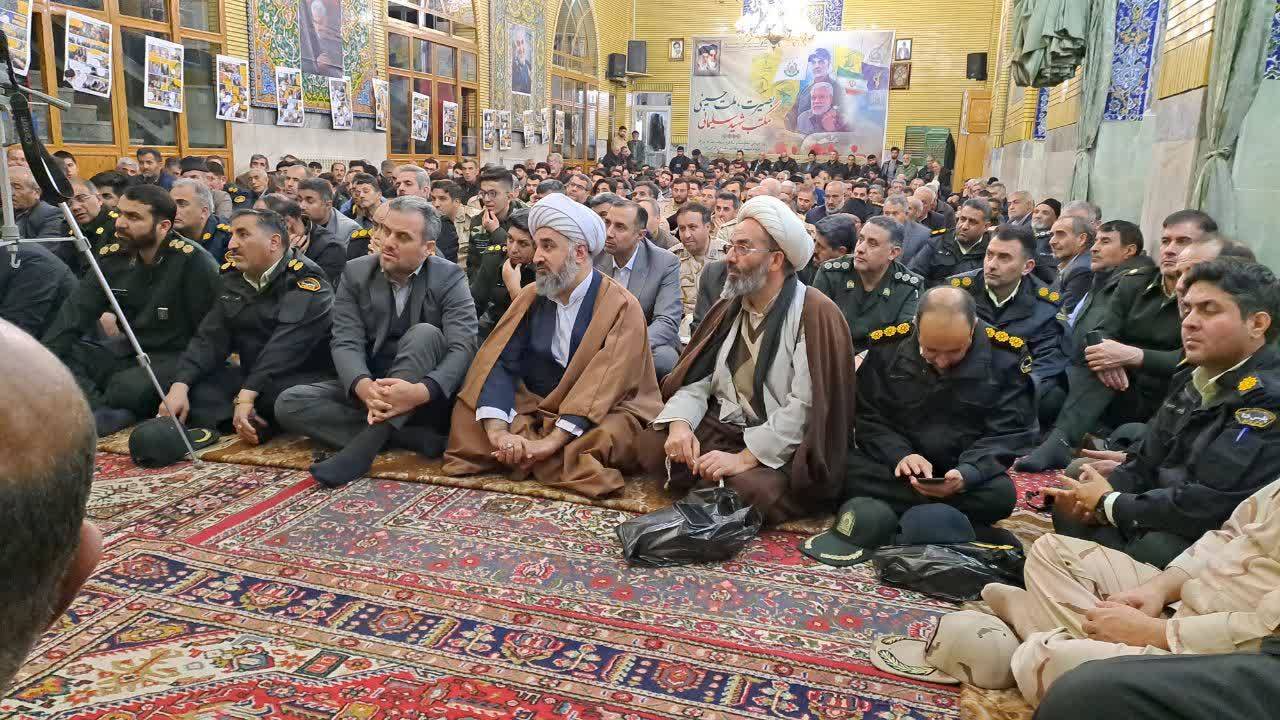 اجتماع مردم در مراسم سالگرد سردار سلیمانی