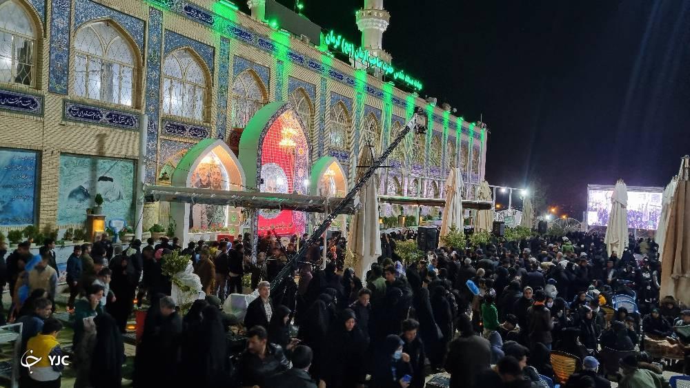 گلزار شهدای کرمان در شب شهادت سردار دل&zwnj;ها + تصاویر
