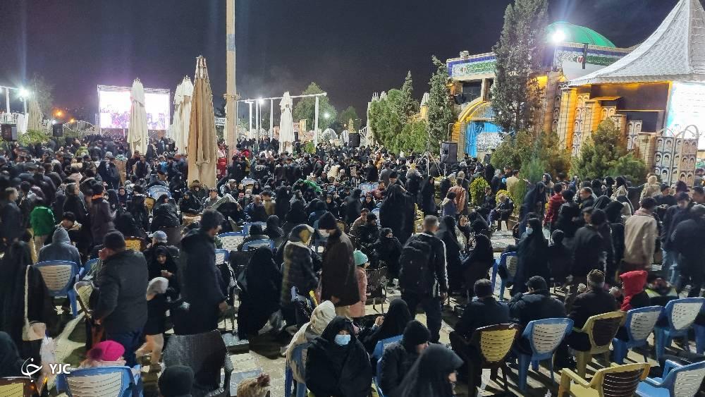گلزار شهدای کرمان در شب شهادت سردار دل&zwnj;ها + تصاویر