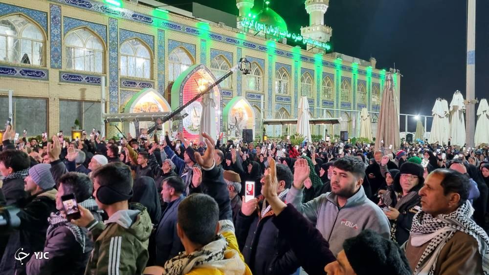 گلزار شهدای کرمان در شب شهادت سردار دل&zwnj;ها + تصاویر