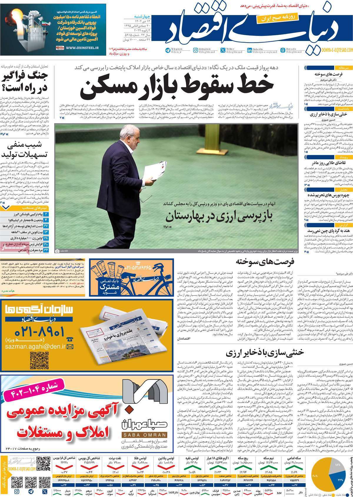 روزنامه دنیای اقتصاد